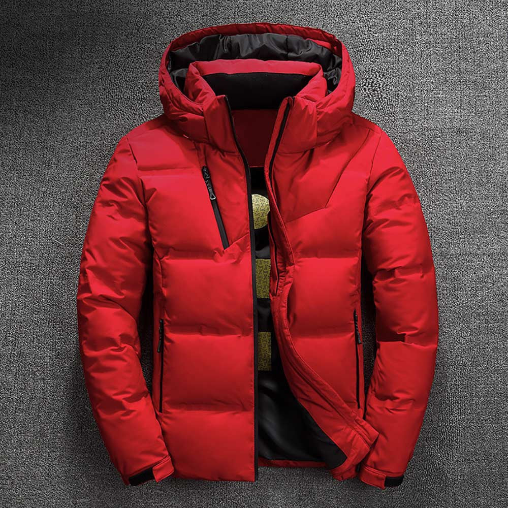 Thick Warm Winter Down Jacket With Many Pockets