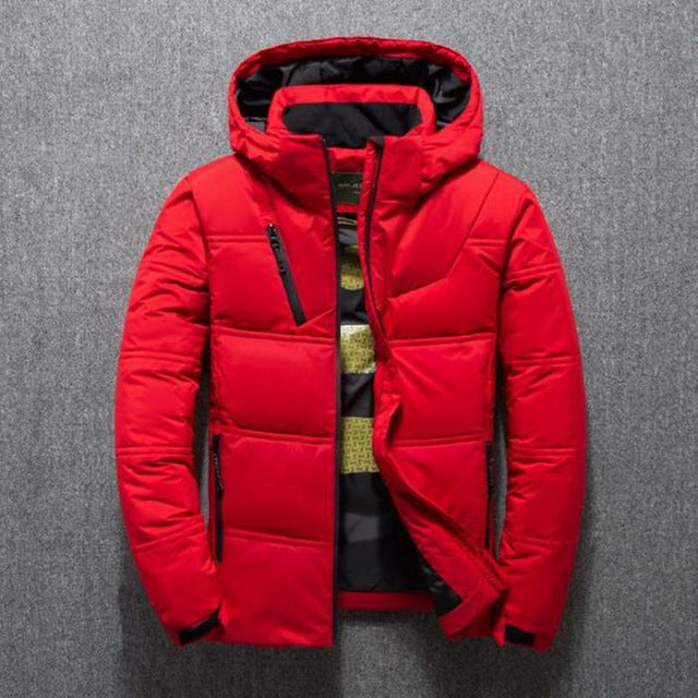 Thick Warm Winter Down Jacket With Many Pockets